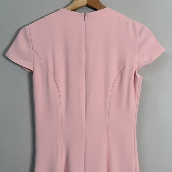 Amanda Uprichard Hudson Mini Dress Women's Small Dusty Rose Pink Ruffle NWOT - Picture 10 of 12